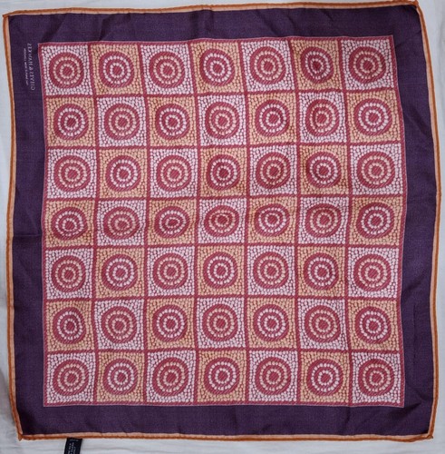 Gieves & Hawkes Luxury Silk Pocket Squares - Multiple Geometric Designs & Colors - Picture 21 of 31