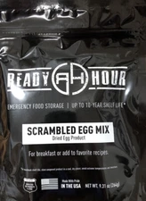 Freeze-Dried Scrambled Egg Mix 12 Serv. Pouch 10 Year Shelf Life Emergency Food