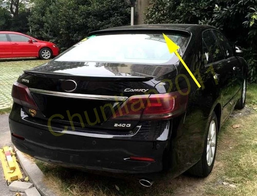 BLACK Factory Style Glass Roof Spoiler Wing For 2007-2011 Toyota Camry 4dr Sedan - Picture 3 of 6