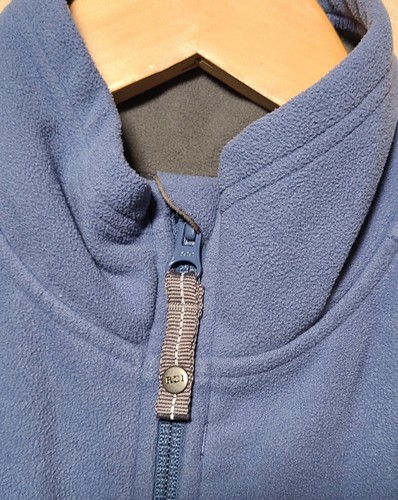 REI Youth Kids Size XL 16/18 Blue Purple Gray Full Zip Fleece Vest Pockets - Picture 5 of 7