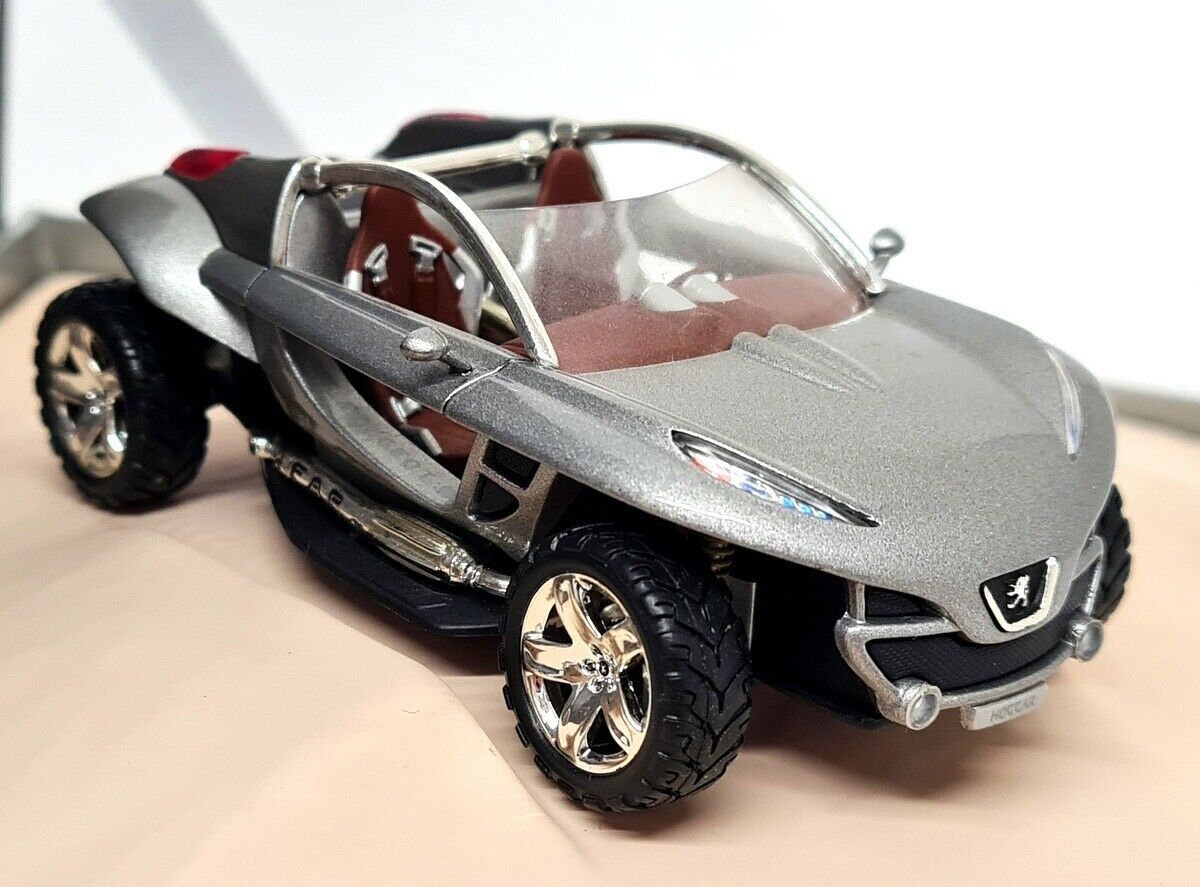 Baghers PEUGEOT ミニカー Norev 1/43 - Peugeot HOGGAR Concept Beach Buggy Silver Diecast