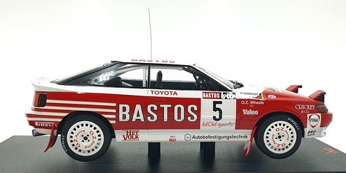 Ixo 1/18 Scale Diecast 18RMC119.22 Toyota Celica GT-Four ST165 #5 Haspengouw '90 - Picture 3 of 5