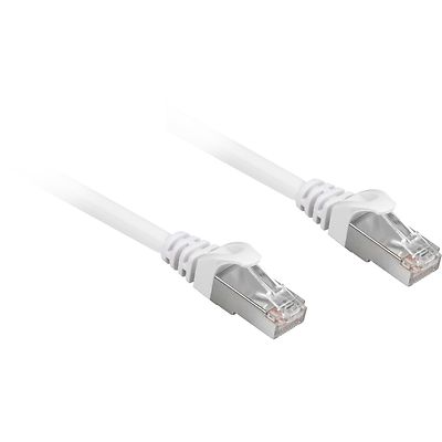 Sharkoon Patchkabel RJ45 Cat.6a SFTP, Kabel, weiß