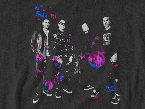 Fall Out Boy Rock Band 2023 Tour Merch, 2 Sided, Vintage Graphic Shirt 102898 - Picture 3 of 7