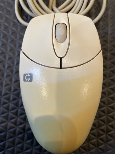 HP PS/2 Mouse 2-Button Scroll Wheel Serial Plug Logitech M-S48a Untested - Picture 2 of 3