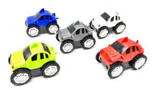 Flip-Over-Cars-Turbo-Wheels-Battery-Power-Rollover-Light-Up-Toy-Vehicles-New