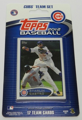 2012 Topps Chicago Cubs Baseball ~ 17-Card Factory Sealed Complete Team Set