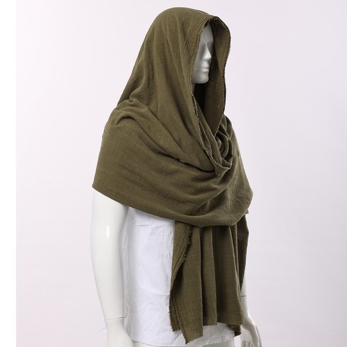 Medieval Mens Shawl Shaman Elven Ranger Shawl Cowl Wizard Renaissance Sash - Picture 14 of 33