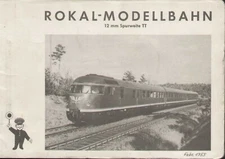 catalog ROKAL 1955 February model railway catalog TT 1:120 12 mm.    D aa