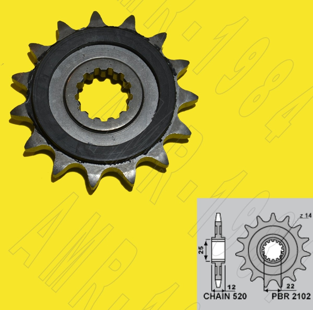 Ne®︎ine PBR Steel Pinion Z 15 For Kawasaki ZX - 9R Ninja - Z 1000 P