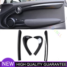Inner Door Strip Panel Cover Trim Fit For Mini Cooper F56 2014-2021 Carbon Fiber