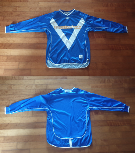 (M) BRESCIA SHIRT JERSEY BAGGIO AC MILAN FIORENTINA ITALY FOOTBALL ITALIA - Picture 13 of 23