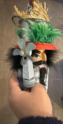 Kurt S. Adler Hollywood Farmer Nutcracker For Home Christmas Decoration See Desc - Picture 9 of 17