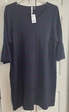 New York Collection Knit Dress Women’s Size 2X Flare Sleeve Church Casual