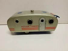 Vintage SSS Japan Tin Toy Litho House Trailer Camper Beautiful Condition