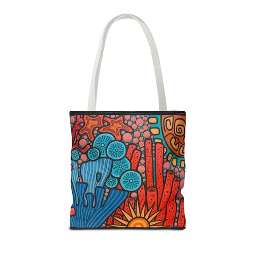 Tote Bag with Coral reef pink - Picture 7 of 17
