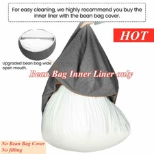 Large Inner Liner For Bean Bag Chair Cover Easy Cleaning Sofa Seat Adults Kids U
