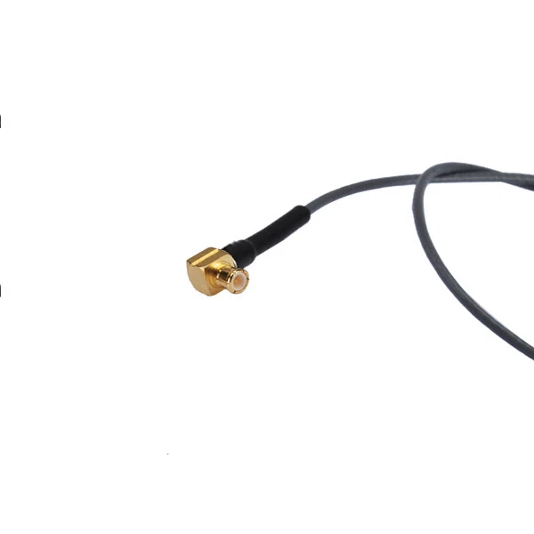 UFL U.FL female to MCX male right angle pigtail 1.13 cable jumper cable 15cm 6" - Image 2 of 3