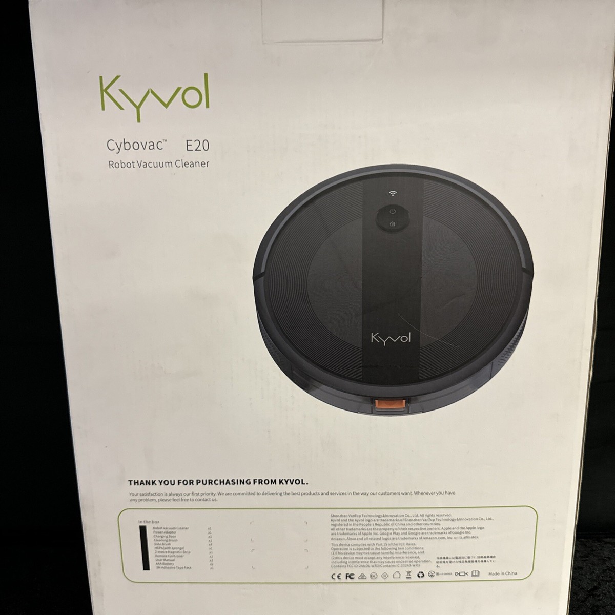 新品未使用 KYVOL キーボル Cybovac E20 サイボバック Cybovac E20 | Perfect Entry-level Vacuum Cleaner – Kyvol