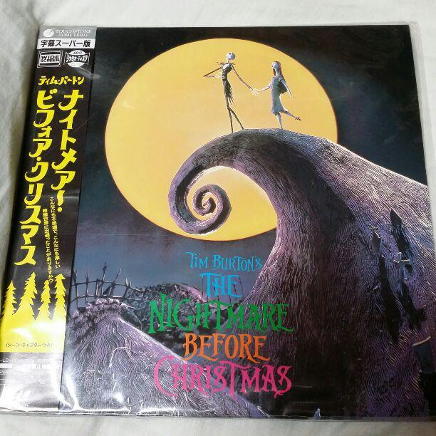 THE NIGHTMARE BEFORE CHRISTMAS レーザーディスク LD The Nightmare Before Christmas Laserdisc Tim Burton LD