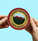 Twin Peaks Sheriff Department Sticker, tv prop, david lynch, agent dale cooper