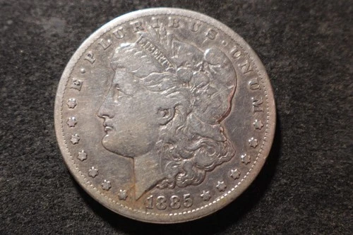 1885-CC F VF Solid Morgan Head Dollar Program Quality Coin JEL