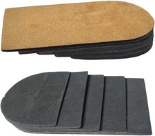 Adjustable Leg Length Discrepancy Heel Lifts Inserts Insoles - Pack of 2 5 Laye
