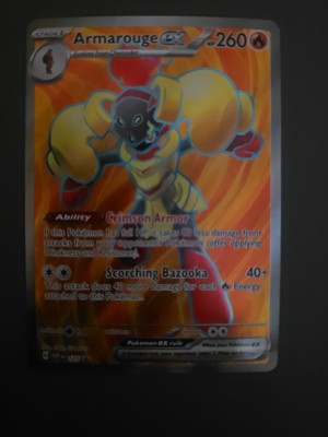 Armarouge ex SVP125 Black Star Promo Full Art Scarlet & Violet Pokemon Card NM