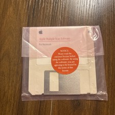 Vintage Mac Macintosh Apple Multiple Scan Software Floppy Disk 3.5 New in seal.