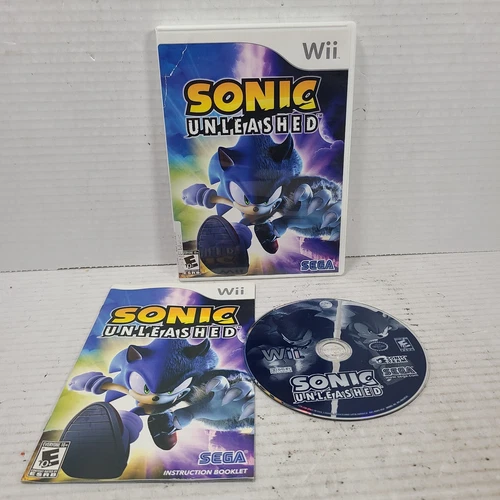 Sonic Unleashed (Nintendo Wii, 2008) Complete CIB