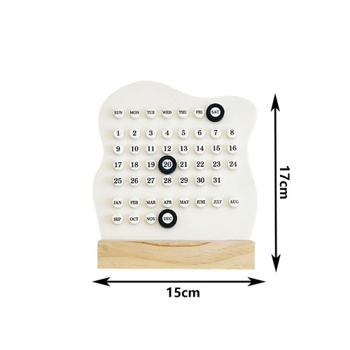 Lindo Calendario Montessori Planificador de Horarios Ajustable Hogar Oficina Escritorio - Imagen 2 de 14