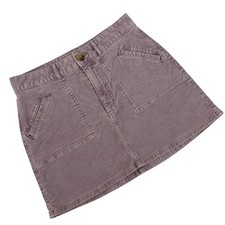 American Eagle Corduroy Mini Skirt Super Stretch Mauve Purple Boho Retro Size 6