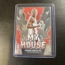 2022-23 Donruss Optic Jabari Smith Jr My House Holo Prizm Rookie RC #13 Rockets