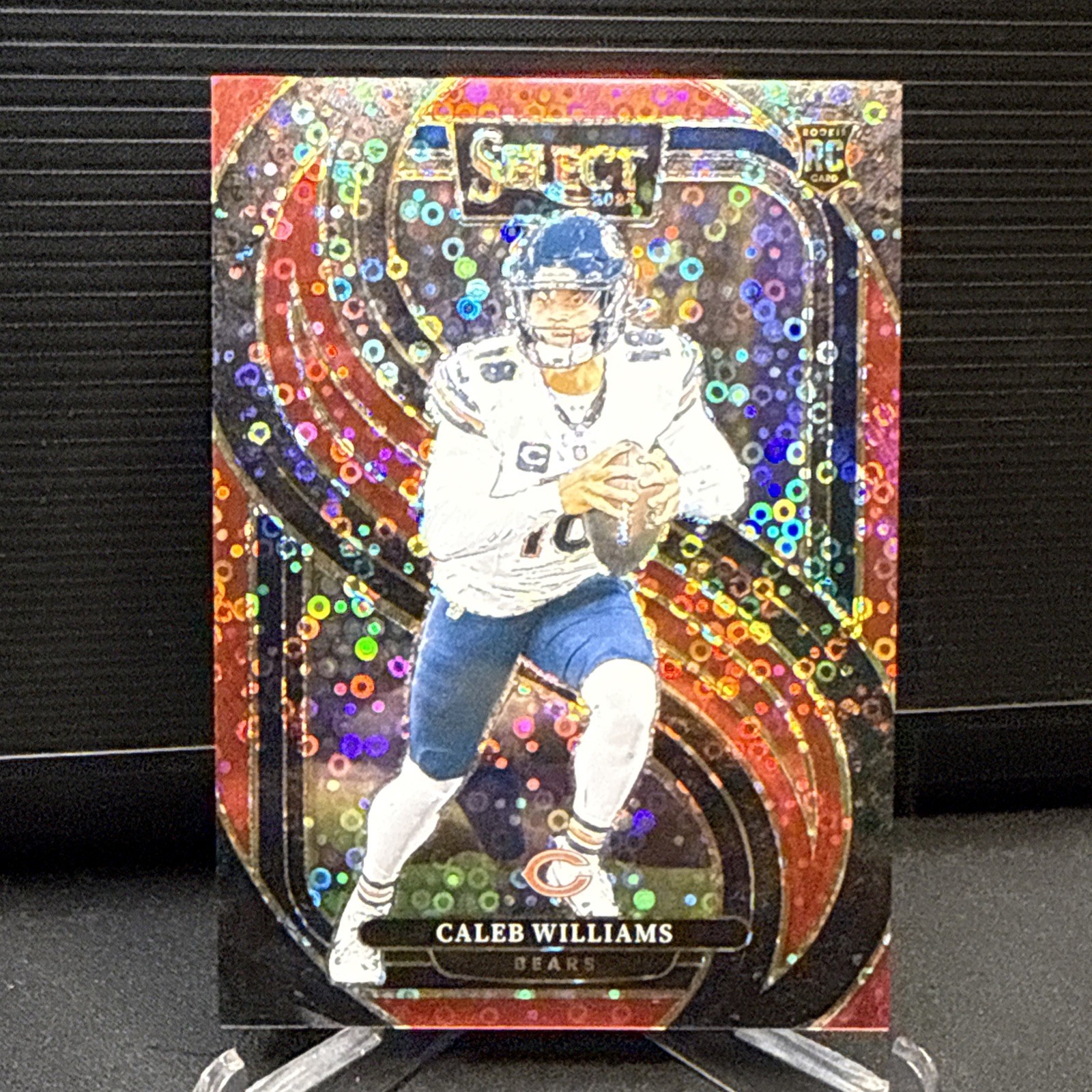 Caleb Williams /49 Rookie Red Disco PREMIER LEVEL 2024 Panini Select H2 RC Bears