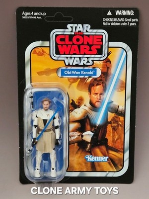 Star Wars Obi-Wan Kenobi Vintage Collection VC103 General Clone Wars 3.75 MOC