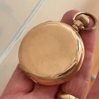 Antique 1897 Full Hunter WALTHAM Pocket Watch With Gold Filled Case (Z117)