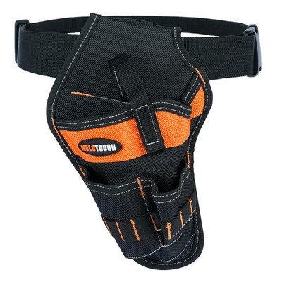MELOTOUGH Tradesman Pro Drill Pouch for Tool Belt Left Handed Black