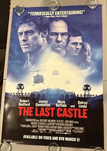 2001 The Last Castle Original One Sheet Rolled 27 X 40 Movie Store Poster