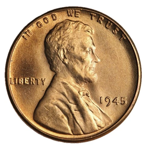 GEM BU RED 1945 LINCOLN WHEAT CENT PENNY *UPGRADE YOUR ALBUM!*