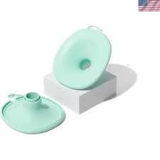 Twin Pack of Aura Glow 24mm Soft Silicone Breast Shields for Easy Pumping