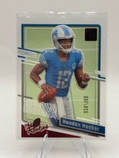 Hendon Hooker #61 Red /100 The Rookies 2023 Panini Clearly Donruss