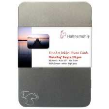 Hahnemuhle Photo Rag Baryta 315, 100 Cotton High Gloss, Natural White Inkjet Pa