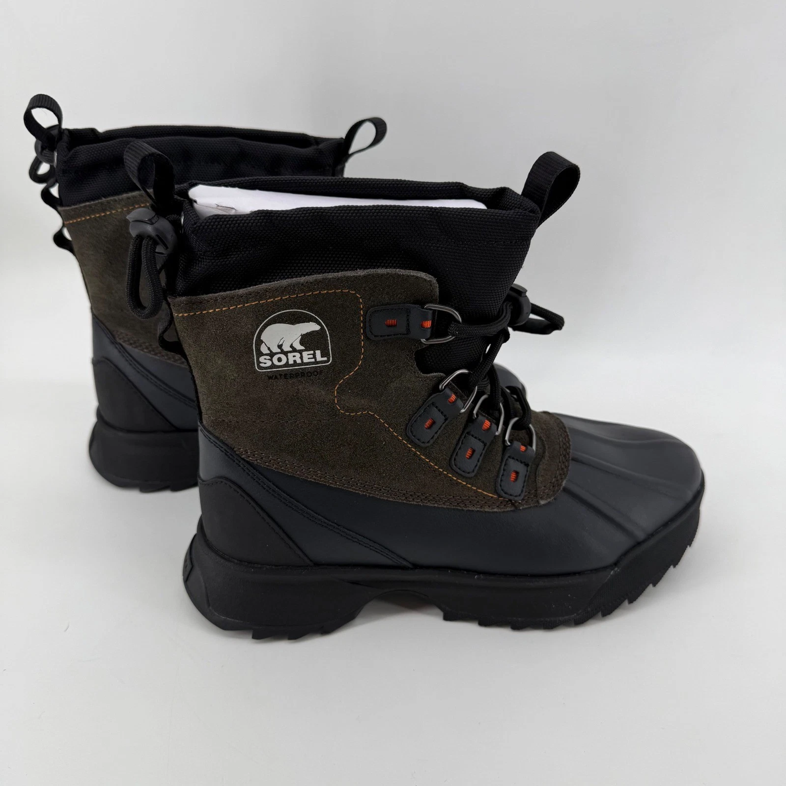 Sorel Scout 87 XT WP Mens 13 Black Quarry Waterproof Insulated Winter Boots NEW