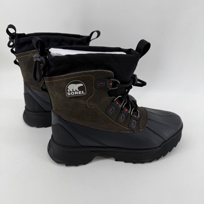 Sorel Scout 87 XT WP Mens 13 Black Quarry Waterproof Insulated Winter Boots NEW