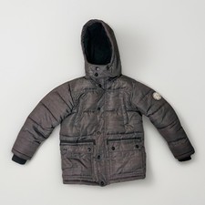 DKNY Youth Boy  s Puffer Jacket Gray Boys Jacket Size Small 7/8 Warm winter coat