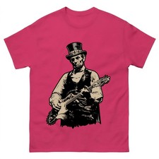 Abraham-Lincoln-Abe-Lincoln-Playing-Guitar-Retro-Vintage-T-Shirt