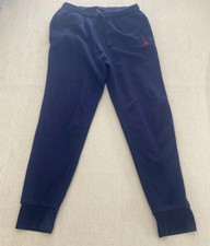 U.S Polo Assn Jogger Pants Mens Medium Navy Blue Elastic Waistband Pull On