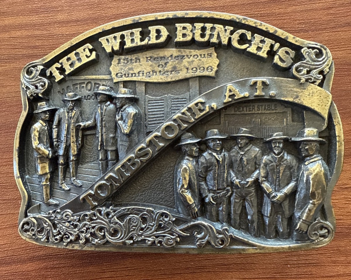 1996 Limited Edition The Wild Bunch Belt Buckle Tombstone AZ