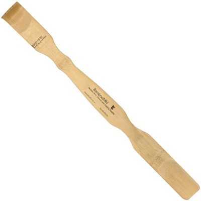 BambooMN 17 Inch Bamboo Wooden Back Scratchers Shoe Horn for Itchy Stress Rel...