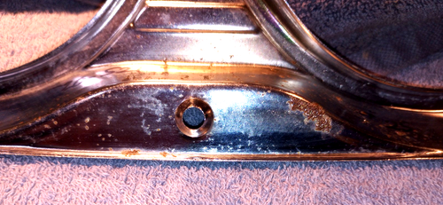 ++ 1966 1967 1968 Datsun 520 521 bisel de faros diestro desgaste de estantería menor en la parte trasera - Imagen 6 de 7